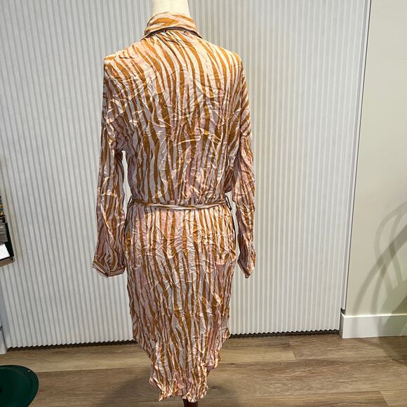 VICI Women's Button Up Shirt Dress Size S - Picture 2 of 8